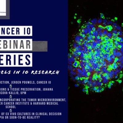 Welcome to the “Ex vivo models in immuno-oncology research” sebinar on 8 April 2021 at 15.00-16.30!