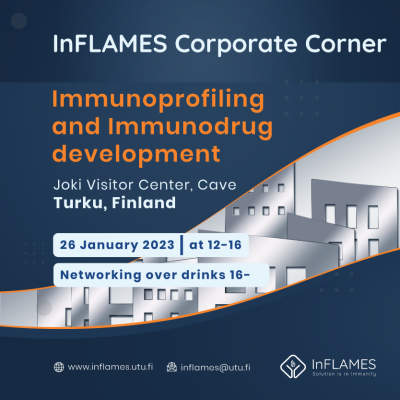 InFLAMES Corporate Corner delves into immunological drug development in collaboration with companies
