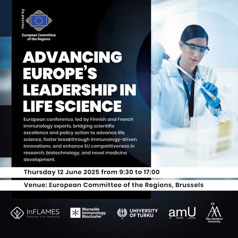InFLAMES goes to Brussels— Advancing Europe’s leadership in life science