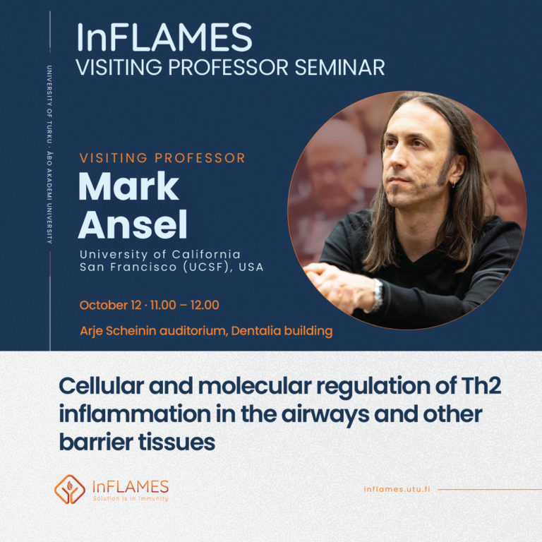 InFLAMES Visiting Professor Seminar, Mark Ansel