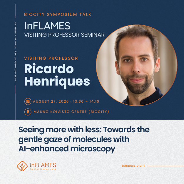 Biocity Symposium talk by InFLAMES Visiting Professor Ricardo Henriques - Seeing more with less: Towards the gentle gaze of molecules with AI-enhanced microscopy