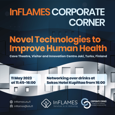 InFLAMES Corporate Corner syventyy uusien teknologioiden mahdollisuuksiin lääketutkimuksessa