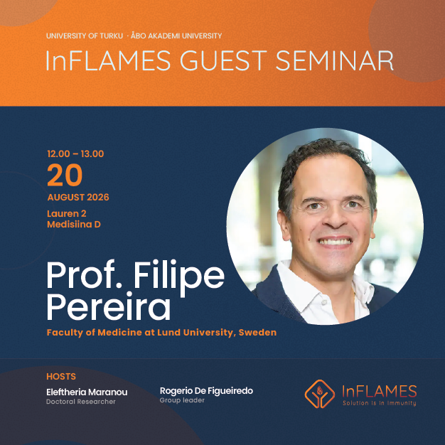 InFLAMES guest seminar by Professor Filipe Pereira