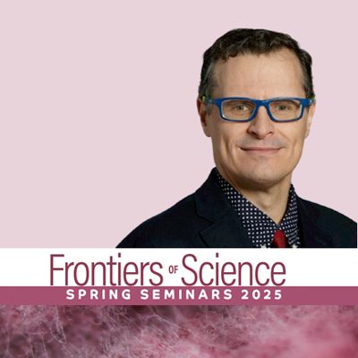 Frontiers of Science: Prof. Javier Perez Ramirez