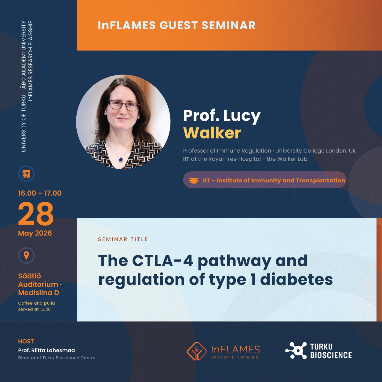 InFLAMES Guest Seminar: Lucy Walker