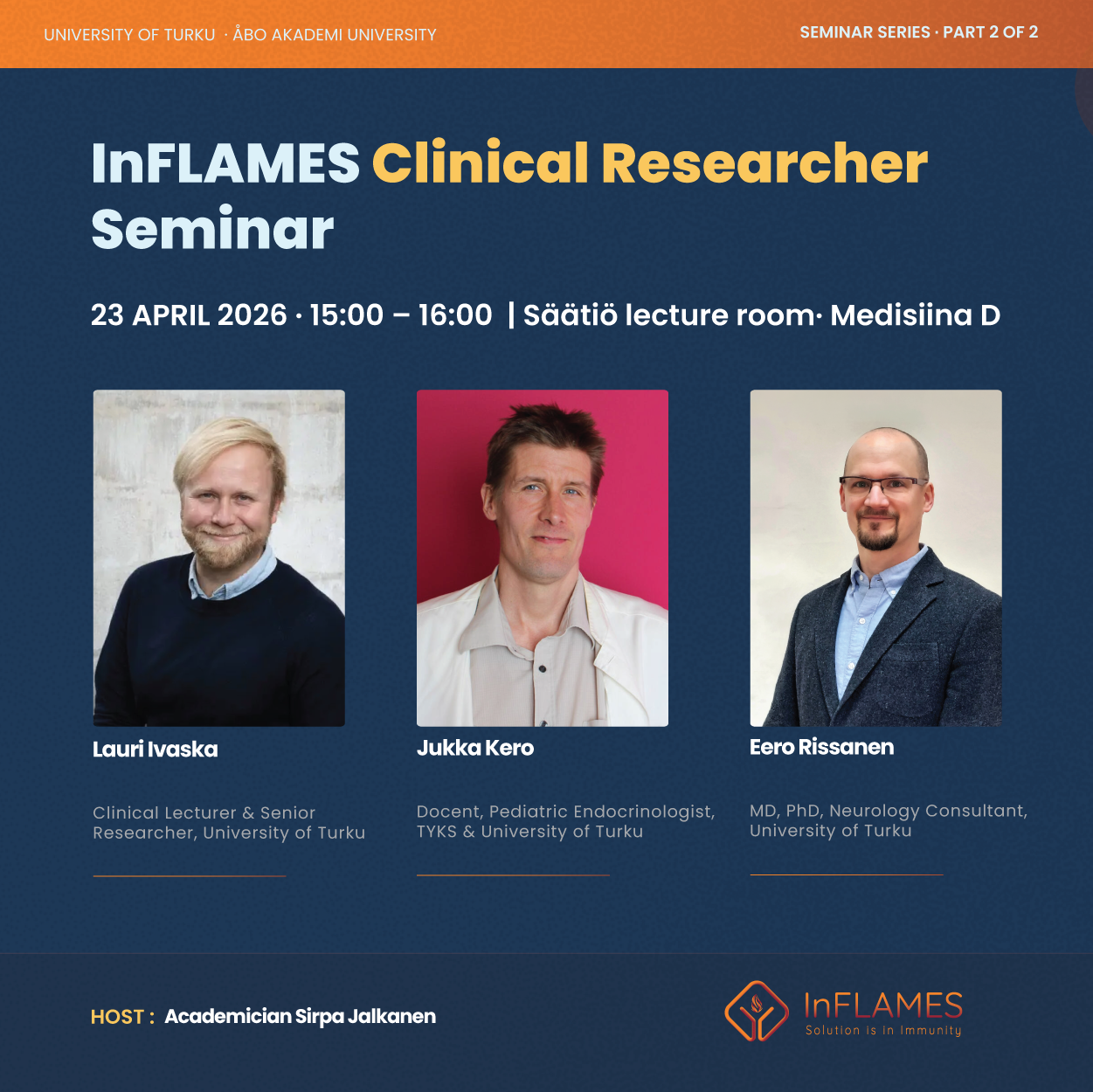InFLAMES clinical researcher seminar